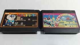 Famicom 6-Game Lot Namco Kernagoor Yo-Kai Douchuuki Super Chinese Mappy FC