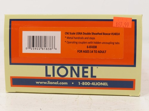 Coche de carga Lionel 6-81838 CNJ USRA doble funda #14014 LN  - Imagen 9 de 9