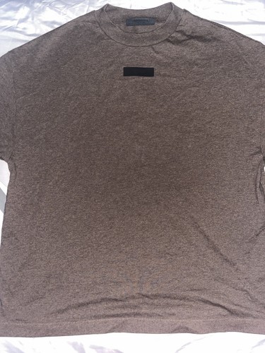 Essentials Fear Of God Dark Heather Men’s T-Shirt Size S NWT Oversized - Picture 1 of 5