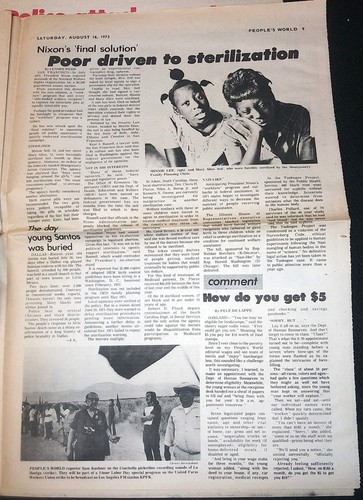 VOLKSWELT Nachrichten CESAR CHAVEZ & UFW Latino Landarbeiter Arbeiter Streik 1973 CA - Bild 4 von 5