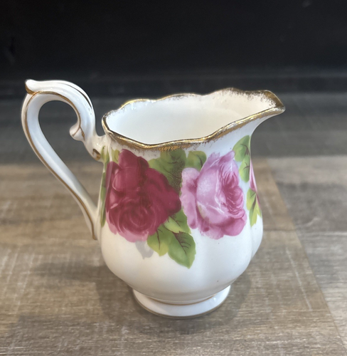 Royal Albert Old English Rose Serving Tray Milk Jug Sugar Bowl w/ Lid Bone China - Picture 11 of 24