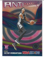 2023-24 Panini Hoops Premium Stock Anti Gravity VICTOR WEMBANYAMA Rookie #5