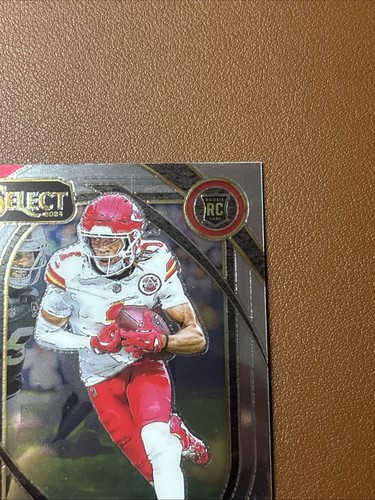 2024 Panini Select - Club Level Xavier Worthy #224 Silver Prizm (RC) - Picture 4 of 10