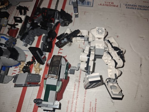 LEGO Star Wars Lot – Unfinished Builds & Extra Pieces – Parts/Rebuild Bulk - Imagen 2 de 5