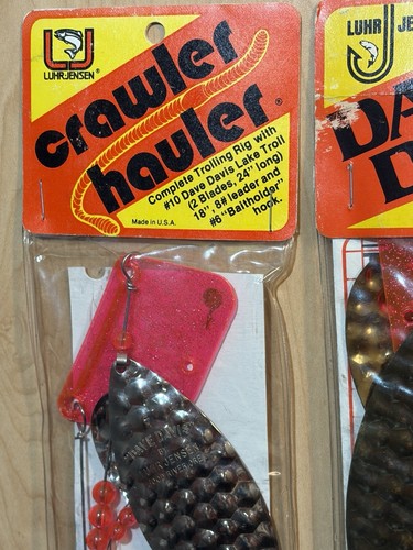 2 Luhr Jensen Dave Davis #3 Angelköder Big Hammer Lake Trolling Rig NEU Neu mit Etikett - Bild 3 von 10