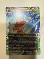 Aang, at the Crossroads Borderless MTG Avatar: The Last Airbender - Ships Now!