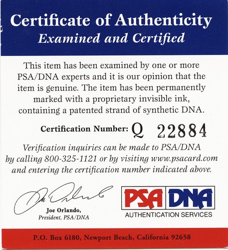 Steve 'Lefty' Carlton HOF 94 Signed Four (4) Multi-Stat OML Baseball PSA/DNA - Picture 5 of 5