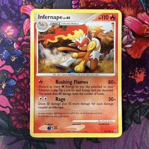 Pokemon Platinum Edition Rare Card - Infernape 31/127