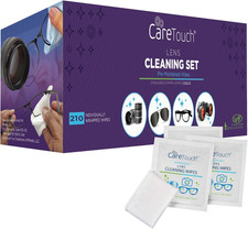Lens Wipes for Eyeglasses- 210 Count Individually Wrapped Pre- Moistened Wipes,