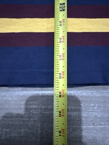 Vtg Polo Ralph Lauren Rugby Shirt Mens Sz L Varsity Morehouse Crest Preppy NWOT - Picture 4 of 8