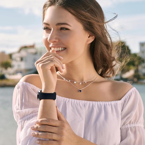 Maledan No Gap Bands Compatible with Samsung Galaxy Watch 7 6 5 4 FE Black - Picture 9 of 9