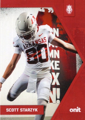 ONIT Athlete 2025 Arkansas Razorbacks Football Trading Card Singles - You Pick - Picture 56 of 96