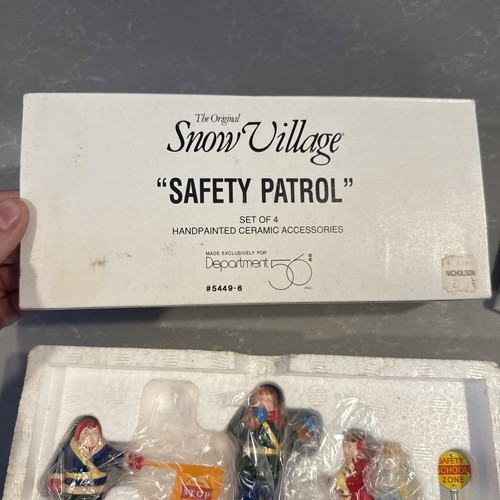 Department 56-Snow Village - Safety Patrol 3" 54496 - Picture 5 of 5