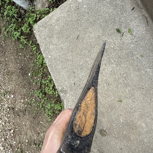 Antique Vintage Stamped Belknap Bluegrass Single Bit Bevel Axe Ax Large Logo - Picture 8 of 9