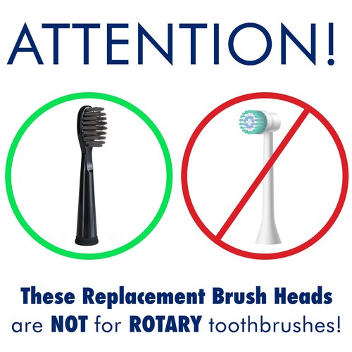 Electric Toothbrush Heads for Fairywill, , SnapWhite – Soft Nylon Charcoal Br... - Picture 6 of 7