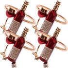 4 Pcs Serviettenschnalle Serviettenschnallen Delikate Serviettenringe