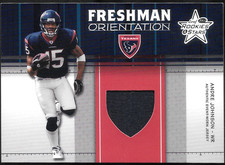 2003 Leaf Rookies & Stars Andre Johnson Freshman Orientation Rookie Jersey /600