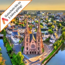 Kurzreise Hotel & Rest. Hirsch Straßburg 2 Pers. 3 Tage / 2 Nächte ÜF + 1x Essen