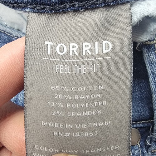 Jegging TORRID para mujer talla 12R SUPER SUAVE pierna recta - Imagen 7 de 11