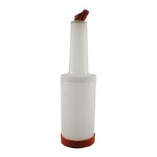 Carlisle PS601N05 1 qt Red Stor N' Pour® Cocktail Pourer