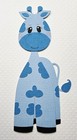 Baby Boy Giraffe. Scrapbook, Card making Paper Piecing