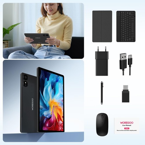Tablette Android 14 de 106 Pouces 4G LTE et 5G WiFi 2.0GHz Octa-Core 36GB RAM... - Photo 6/6