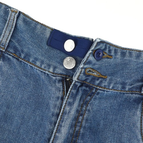 8Pcs Adjustable Button Extenders for Jeans Elastic Waist Extenders Pants Exte... - Picture 5 of 7