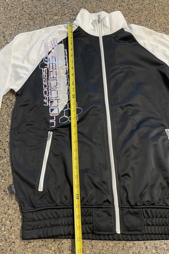Sean John Jacket Men's Medium Black White Track Coat Hip Hop Streetwear Y2K NWT - Bild 7 von 9