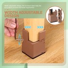 4PCS-Plattformbett Riser Bed Ansammlung Block 22-42 mm einstellbarer Bett Riser