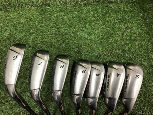 TaylorMade BURNER SUPERLAUNCH Iron Set 6-9,Pw,Aw,Sw 7pc Flex R FUBUKI 50 - Picture 3 of 6