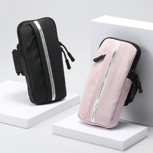 Waterproof Cell Phone Arm Bag Fitness Cell Phone Bag for Exercise Workout - Photo 5 sur 17