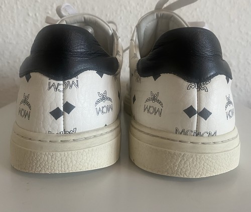 MCM Sneaker Weiß Schwarz Gr. 44 - Bild 10 von 16
