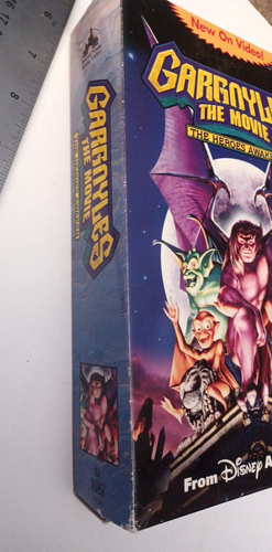 Disney Gargoyles The Movie Heroes Awaken VHS w/ Unused VCR Board Game 1994 Rare - Photo 5/18