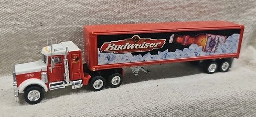 Matchbox Lot Of 2 Budweiser Trucks Peterbilt GMC - Picture 4 of 5