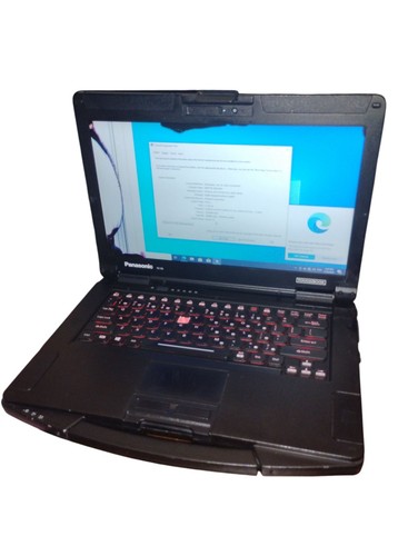 Panasonic FZ-55 Laptop i5-8365U 1.6GHz 16GB RAM 512GB HDD Win 10 Pro *BAD LCD*