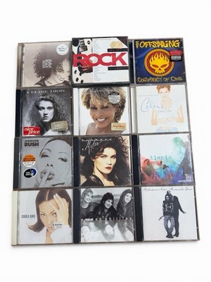 Musik CD Sammlung 12 CDs Offspring Celine Dion Alanis Morissette Tina Turner 