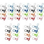  5 Count Silikon-kabelbinder Kabelorganisator Schreibtisch Kabelbinder-Organizer