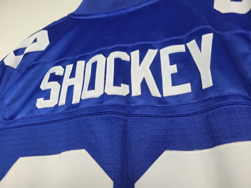 Camiseta Jeremy Shockey #80 New York Giants Reebok Premiere NFL para hombre talla XL +2 - Imagen 13 de 17