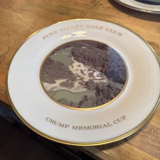 Pine Valley Golf Club Lenox Collector Plate Crump Cup October 1993 4th Hole