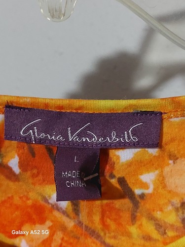 Para Mujer Gloria Vanderbilt Otoño Informal Manga Larga L Top Nuevo Bling 46x25  - Imagen 4 de 4