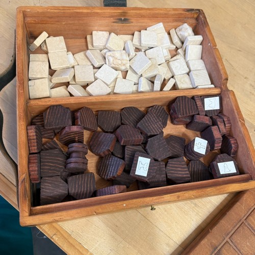 Artisan Tak Brettspiel Set Holz Spielsteine Steinfiguren Tragbar Gaming Box - Bild 6 von 9