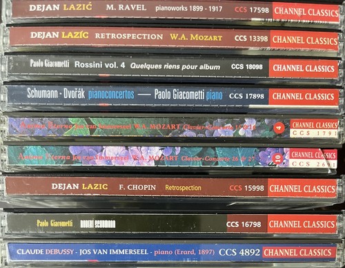 Bulk lot of CHANNEL CLASSICS Classical CDs (Piano) As Pictured E01 - Foto 1 di 2