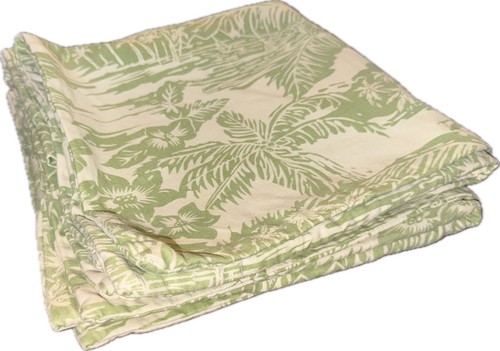 Juego de 2 fundas de almohada Tommy Bahama verde beige palmera coco playa océano - Imagen 6 de 9