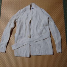 UNIQLO Lemaire Knit Gown Coat M Knitted Cardigan Blue Fashion