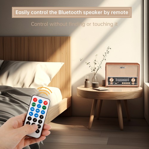 🚀Retro-Style Decorative Radio Multifunct Music Player Bluetooth Speaker Radio - Picture 22 of 24