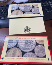 1990 New Zealand BU 6 Coins Set High Value