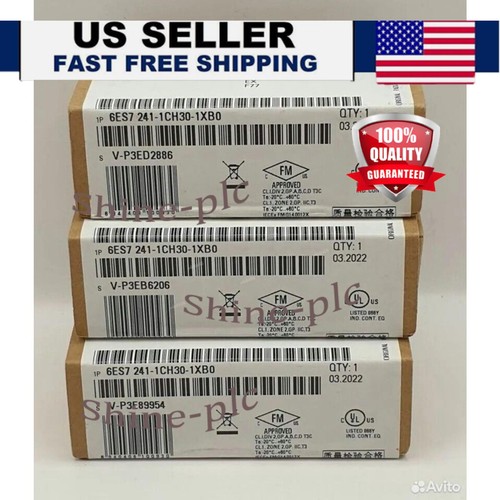 New Siemens 6ES7241-1CH30-1XB0 SIMATIC S7-1200 CB 1241 6ES7 241-1CH30-1XB0 - Picture 1 of 13