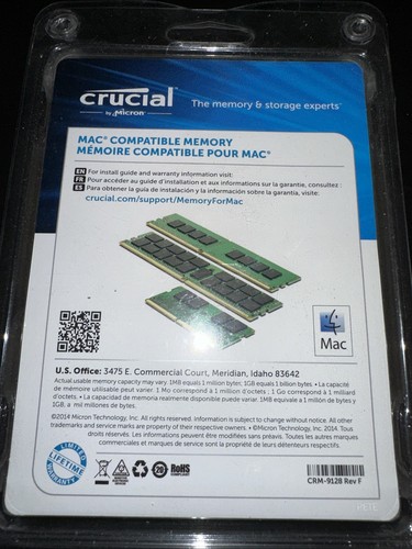 Crucial 16GB (2x8GB) DDR3 1600 MHz SO-DIMM Memory Module CT8G3S160BM - Picture 2 of 2