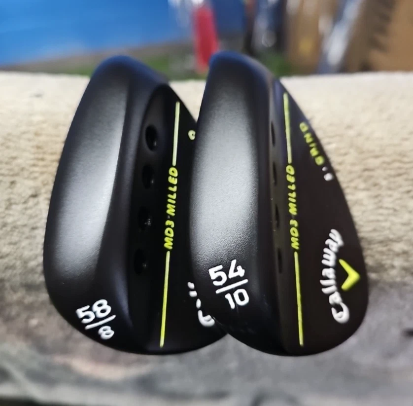 CALLAWAY MD3 MACK DADDY 3 BLACK NITRIDE 54 & 58 2 WEDGE SET SPINE ALIGNED KBS - Image 2 of 4