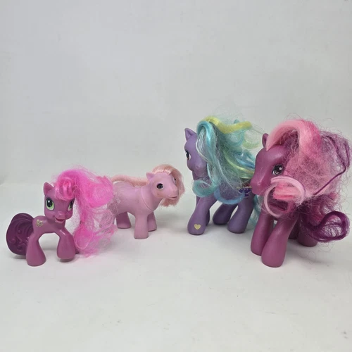 Vintage G1 Hasbro My Little Pony Lot Beddy Bye Eye Eyes Eyed Baby Lickety Split